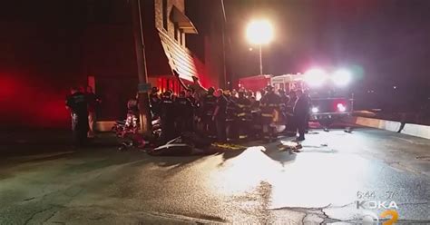 Vehicle Crashes Into Building While Fleeing From Police 2 Injured