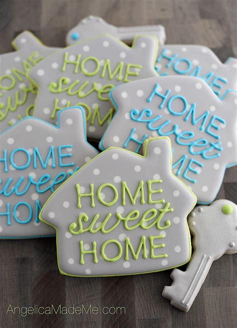 Home Sweet Home Cute Little House Cookies A Great Fun And Totally