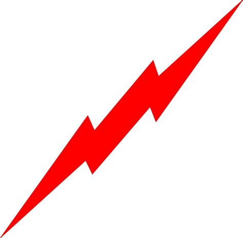 Red Lightning Bolt Stickers By Kerchow Redbubble
