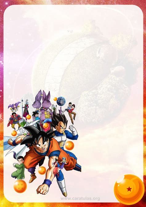 Caratula De Dragon Ball Super Los Mejores Diseños Del 【2020 】 Dragon
