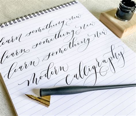 Introduction To Modern Calligraphy Using A Pointed Pen Concord Ma
