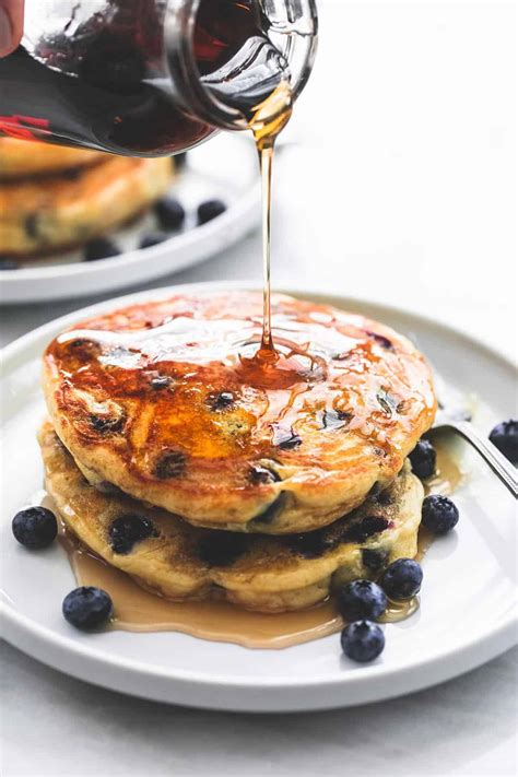 Extra Super Fluffy Blueberry Pancakes Creme De La Crumb