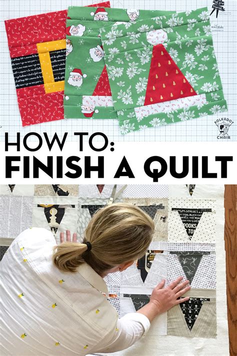 How To Finish A Quilt Tips And Tricks The Polka Dot Chair