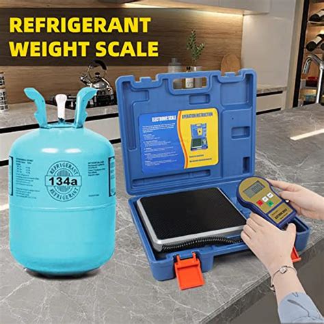 Bacoeng Digital Electronic Refrigerant Charging Weight Scale 220lbs For