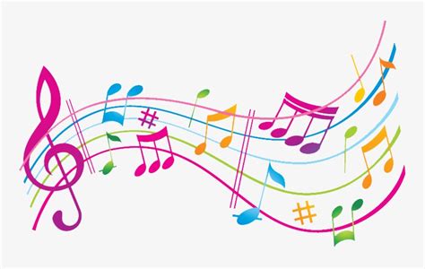 Download Colorful Music Note Transparent Background Hd Transparent