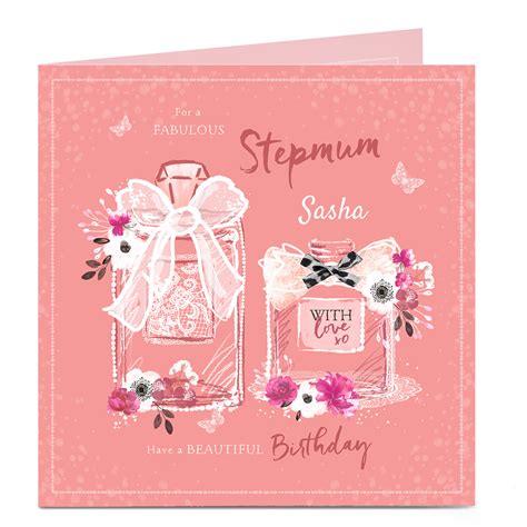 Buy Personalised Birthday Card For A Fabulous Stepmum For Gbp 279