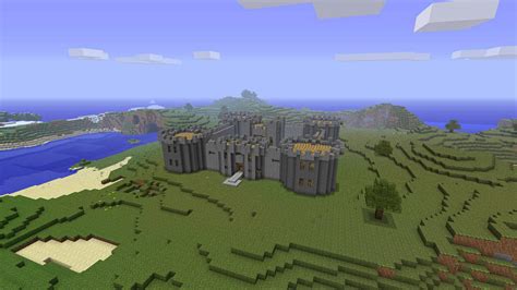 Minecraft Castle By Burntcustard On Deviantart