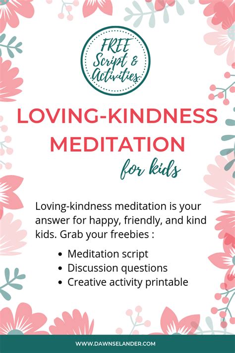 Loving Kindness Meditation For Kids Dawn Selander Loving Kindness