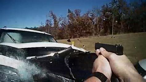 Police Body Cam Captures Chase Officer Involved Shooting In Oklahoma