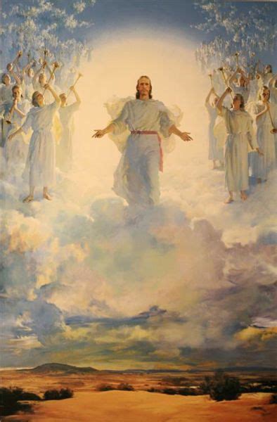 Picture Of The Second Coming Lds Art Heaven Art Harry Anderson