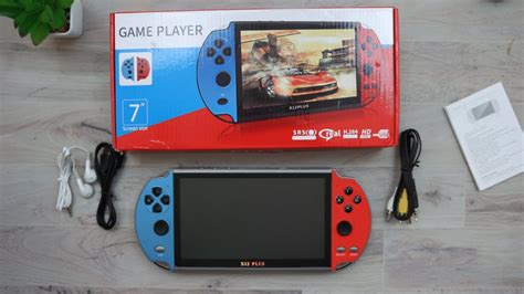 Unboxing Game Consoles X12 Plus 7 16gb Retro Handheld Portable 10000