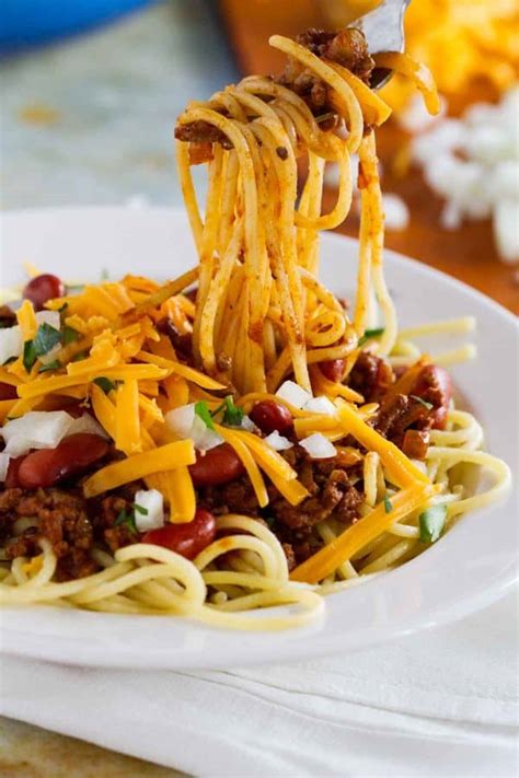 Traditional Cincinnati Chili Recipe With Spaghetti Taste And Tell