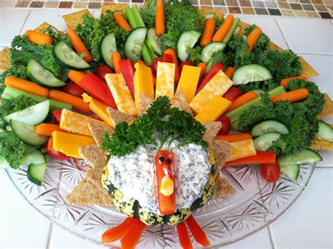 Turkey Veggie Dip Tray This Was A Lot Of Fun To Make And So Yummy