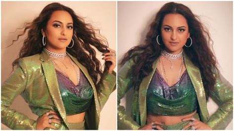 Sonakshi Sinha Is Ready To Party In Style This Festive Season In Sequinned Power Suit