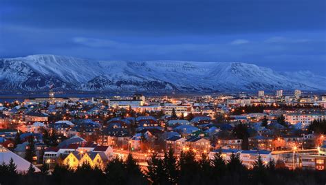 Reykjavik Is The Most Northerly Capital City And The First Port Of Call