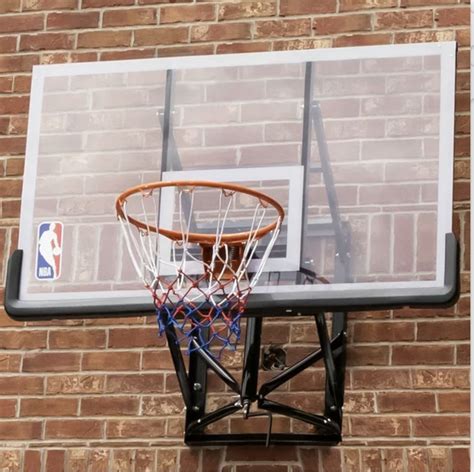 NBA Official 54 In Wall Mounted Basketball Hoop With Polycarbonate