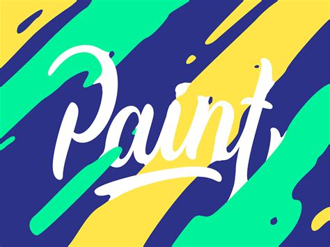 Paint By Miguel Spinola On Dribbble