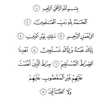 Hadits dari abu hurairah radhiyallaahu 'anhu bahwa nabi shallallaahu 'alaihi wa sallam bersabda: Bacaan, artinya, tafsir, beserta kandungan Q.S Al-Fatihah ...