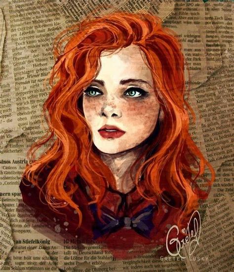 Pin By Fantasy On Pelirrojas Fantasia Redhead Art Girl Drawing Art