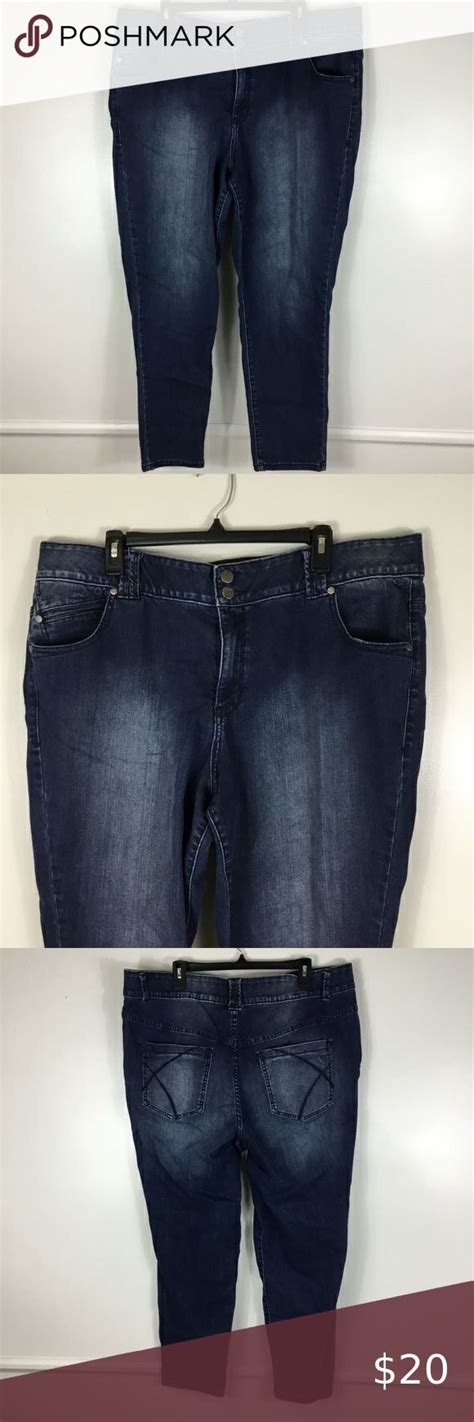 lane bryant skinny jeans womens plus size 22 good condition gently used offers are always