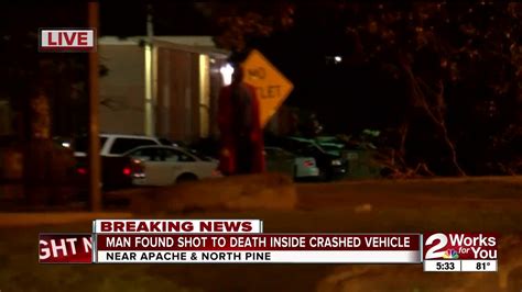 Man Found Shot To Death Inside Crashed Vehicle