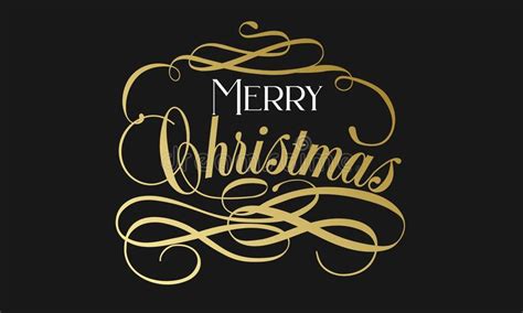 Merry Christmas Hand Lettering In Gold And White Merry Christmas Sign