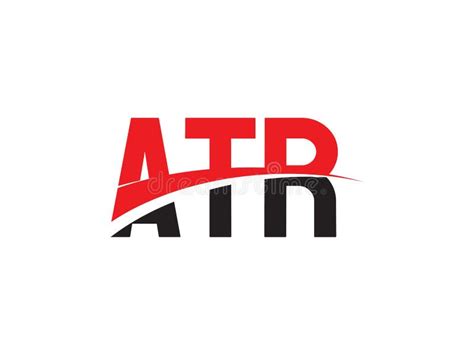 Atr Letter Initial Logo Design Vector Illustration Stock Vector