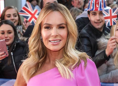 Bgt Amanda Holden Hits Back At Claims She Flashed Nipples In Dress
