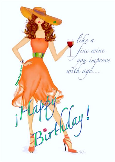 🎈like A Fine Wine You Improve With Age Happy Birthday Wishes Messages Happy Birthday