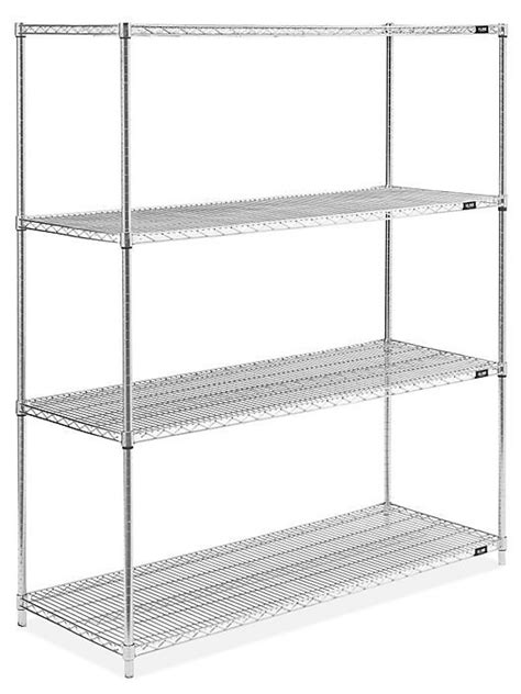 Stainless Steel Wire Shelving Unit 60 X 24 X 72 H 4298 Wire