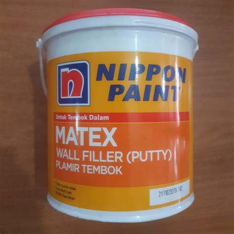 Jual Plamir Plamir Dempul Tembok Matex Kg Galon Wall Filler Putty Nippon Paint Shopee Indonesia