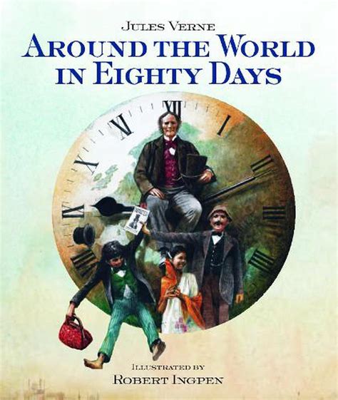 Around The World In Eighty Days By Jules Verne English Hardcover Book