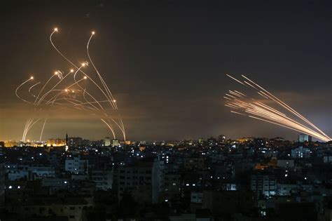 Iron Dome at work: Dramatic photo shows Israel's defense against Hamas