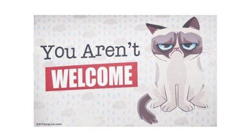 Coming Soon Grumpy Cat Door Mat You Arent Welcome Grumpycat