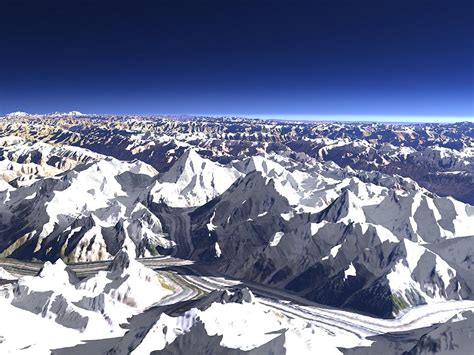 Karakoram Mountains Photograph By Christoph Hormann Science Photo