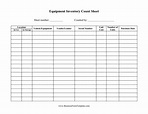 Equipment Inventory Template - Big Table Download Printable PDF ...