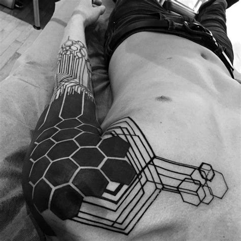 80 Honeycomb Tattoo Designs For Men 2024 Inspiration Guide