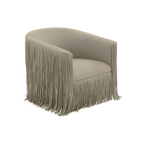 Shag Me Grey Vegan Leather Swivel Chair Tov Furniture