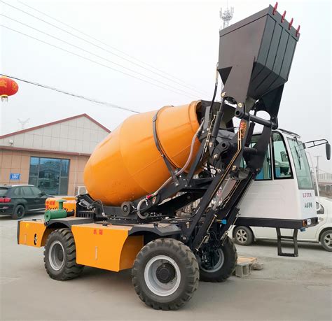4 M3 Self Loading Concrete Mixer With Sunny Hydraulic System China