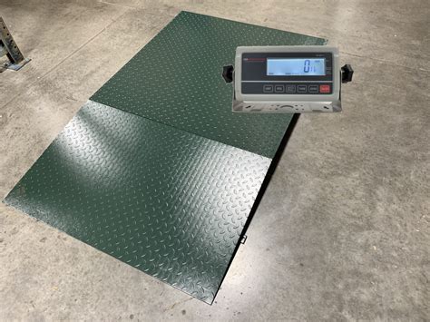 US Thunderbolt Heavy Duty Floor Scale With Ramp USA Measurements