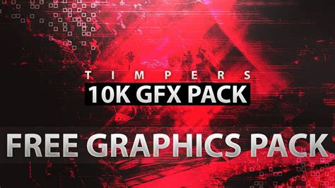 New Free Photoshop Graphics Pack Download 10k Gfx Pack Youtube