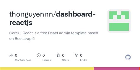 Github Thonguyennn Dashboard Reactjs Coreui React Is A Free React Admin Template Based On