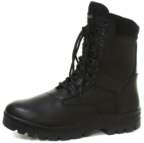 New Grafters Top Gun Black Mens Combat Boots Size Uk 7 Eu 41 Ebay