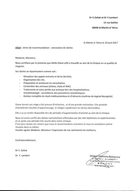 Lettre Recommandation Asv Petit Fichier