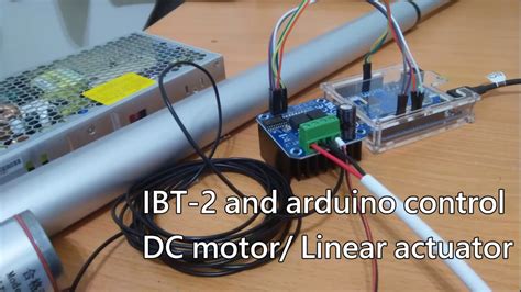 Ibt 2 And Arduino Control Dc Motor Linear Actuator With Code 控制直流馬達