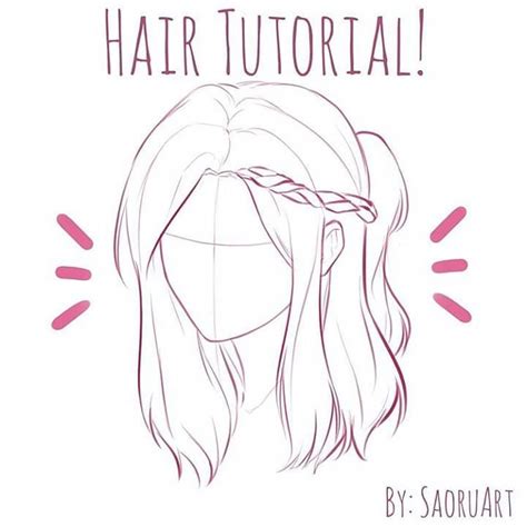 Long Hair Girl Drawing Step By Step