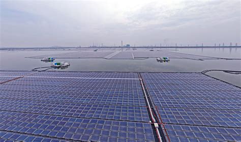 Indias Largest Floating Solar Plant Commissioned In Telangana See