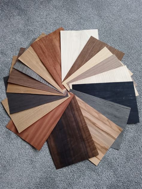 Wood Veneer Sample Packs Selection Of 15 Popular And Tropical Etsy Uk