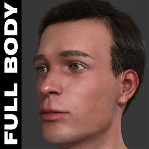 3d Model Realistic Male Body