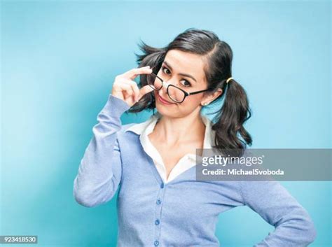 Nerdy Young Woman Photos And Premium High Res Pictures Getty Images